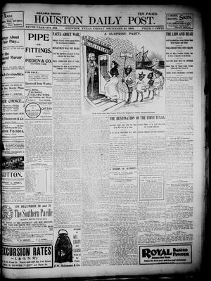 Primary view of object titled 'The Houston Daily Post (Houston, Tex.), Vol. 14, No. 265, Ed. 1, Friday, December 23, 1898'.
