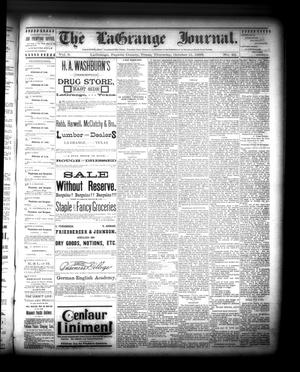 The La Grange Journal. (La Grange, Tex.), Vol. 9, No. 42, Ed. 1 Thursday, October 11, 1888