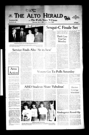 The Alto Herald and The Wells News 'N Views (Alto, Tex.), Vol. 90, No. 51, Ed. 1 Thursday, May 1, 1986