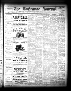 The La Grange Journal. (La Grange, Tex.), Vol. 10, No. 27, Ed. 1 Thursday, June 27, 1889