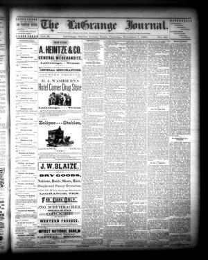 Primary view of object titled 'The La Grange Journal. (La Grange, Tex.), Vol. 10, No. 46, Ed. 1 Thursday, November 7, 1889'.