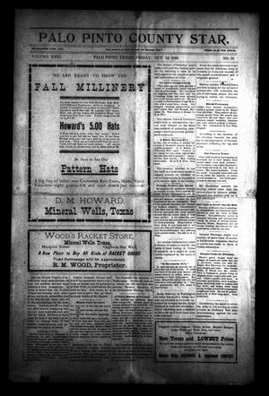 Primary view of Palo Pinto County Star. (Palo Pinto, Tex.), Vol. 31, No. 16, Ed. 1 Friday, October 12, 1906