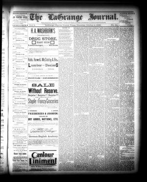 The La Grange Journal. (La Grange, Tex.), Vol. 9, No. 41, Ed. 1 Thursday, October 4, 1888