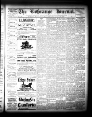 The La Grange Journal. (La Grange, Tex.), Vol. 10, No. 4, Ed. 1 Thursday, January 17, 1889