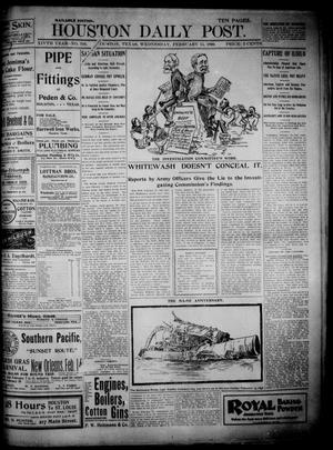 The Houston Daily Post (Houston, Tex.), Vol. 14, No. 319, Ed. 1, Wednesday, February 15, 1899