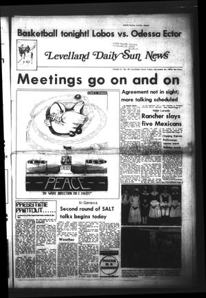 Levelland Daily Sun News (Levelland, Tex.), Vol. 31, No. 38, Ed. 1 Friday, November 24, 1972
