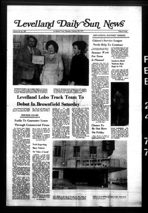 Levelland Daily Sun News (Levelland, Tex.), Vol. 35, No. 102, Ed. 1 Thursday, February 24, 1977