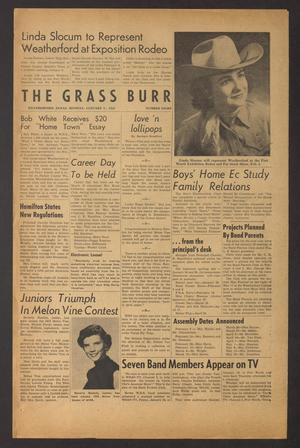 Primary view of object titled 'The Grass Burr (Weatherford, Tex.), No. 8, Ed. 1 Monday, January 26, 1953'.