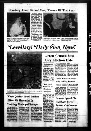 Levelland Daily Sun News (Levelland, Tex.), Vol. 35, No. 93, Ed. 1 Friday, February 11, 1977