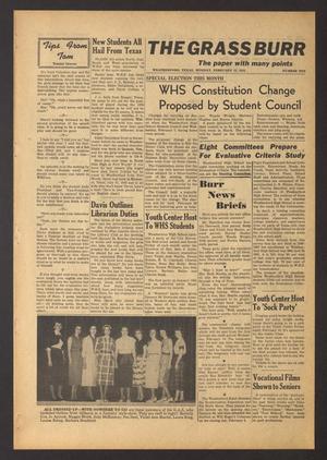 The Grass Burr (Weatherford, Tex.), No. 10, Ed. 1 Monday, February 12, 1951