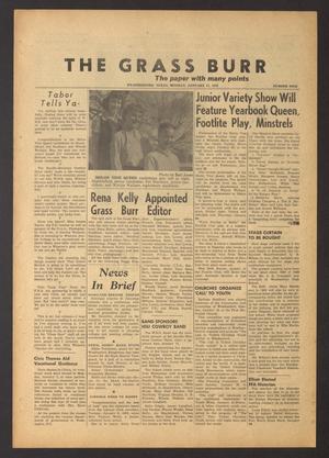 Primary view of object titled 'The Grass Burr (Weatherford, Tex.), No. 9, Ed. 1 Monday, January 21, 1952'.