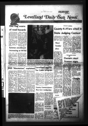 Levelland Daily Sun News (Levelland, Tex.), Vol. 31, No. 179, Ed. 1 Tuesday, June 12, 1973