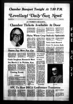 Levelland Daily Sun News (Levelland, Tex.), Vol. 35, No. 92, Ed. 1 Thursday, February 10, 1977
