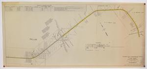 Southern Pacific Transportation Company Right of Way and Track Map Athens Branch