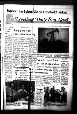 Levelland Daily Sun News (Levelland, Tex.), Vol. 31, No. 241, Ed. 1 Wednesday, September 12, 1973