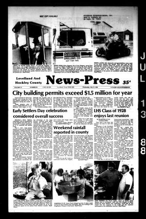 Levelland and Hockley County News-Press (Levelland, Tex.), Vol. 10, No. 30, Ed. 1 Wednesday, July 13, 1988