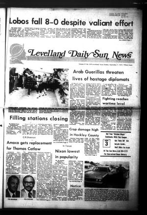 Levelland Daily Sun News (Levelland, Tex.), Vol. 31, No. 239, Ed. 1 Sunday, September 9, 1973