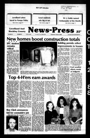 Primary view of object titled 'Levelland and Hockley County News-Press (Levelland, Tex.), Vol. 10, No. 55, Ed. 1 Wednesday, October 12, 1988'.