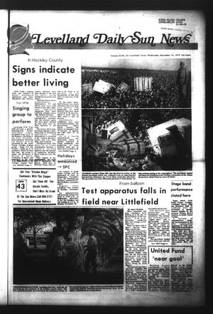 Levelland Daily Sun News (Levelland, Tex.), Vol. 32, No. 32, Ed. 1 Wednesday, November 14, 1973