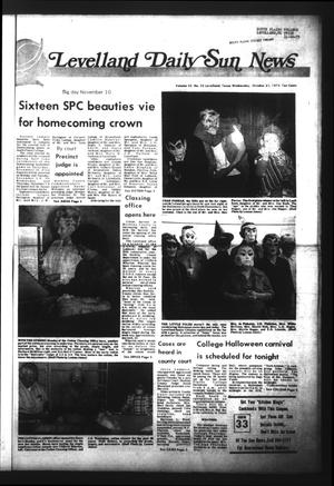Levelland Daily Sun News (Levelland, Tex.), Vol. 32, No. 22, Ed. 1 Wednesday, October 31, 1973