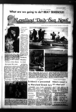 Levelland Daily Sun News (Levelland, Tex.), Vol. 31, No. 252, Ed. 1 Thursday, September 27, 1973