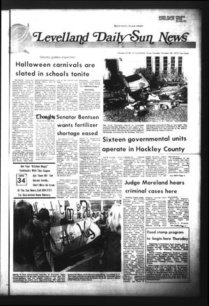Levelland Daily Sun News (Levelland, Tex.), Vol. 32, No. 21, Ed. 1 Tuesday, October 30, 1973