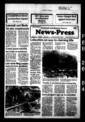Primary view of object titled 'Levelland and Hockley County News-Press (Levelland, Tex.), Vol. 5, No. 92, Ed. 1 Sunday, February 26, 1984'.