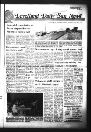 Levelland Daily Sun News (Levelland, Tex.), Vol. 32, No. 39, Ed. 1 Sunday, November 25, 1973