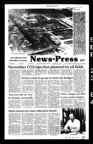 Levelland and Hockley County News-Press (Levelland, Tex.), Vol. 6, No. 50, Ed. 1 Sunday, September 23, 1984