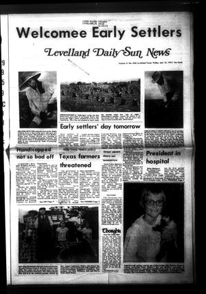 Levelland Daily Sun News (Levelland, Tex.), Vol. 31, No. 200, Ed. 1 Friday, July 13, 1973
