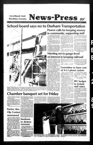 Levelland and Hockley County News-Press (Levelland, Tex.), Vol. 10, No. 90, Ed. 1 Sunday, February 12, 1989