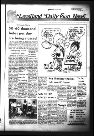 Levelland Daily Sun News (Levelland, Tex.), Vol. 32, No. 37, Ed. 1 Wednesday, November 21, 1973