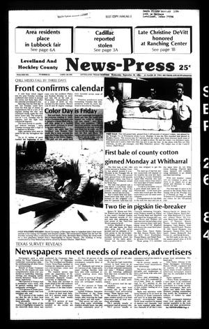 Levelland and Hockley County News-Press (Levelland, Tex.), Vol. 6, No. 51, Ed. 1 Wednesday, September 26, 1984