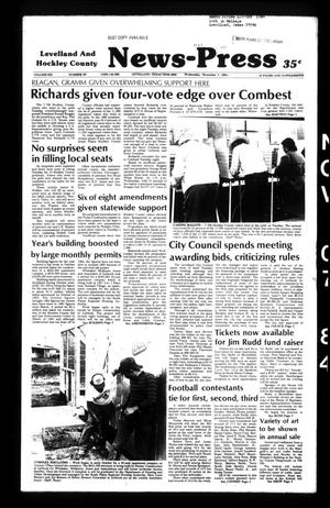 Levelland and Hockley County News-Press (Levelland, Tex.), Vol. 6, No. 63, Ed. 1 Wednesday, November 7, 1984