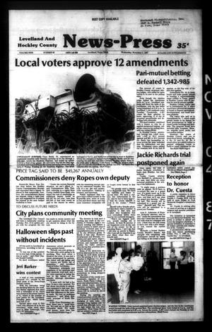 Levelland and Hockley County News-Press (Levelland, Tex.), Vol. 9, No. 66, Ed. 1 Wednesday, November 4, 1987