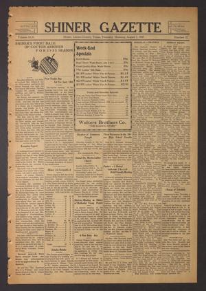 Shiner Gazette (Shiner, Tex.), Vol. 42, No. 32, Ed. 1 Thursday, August 1, 1935