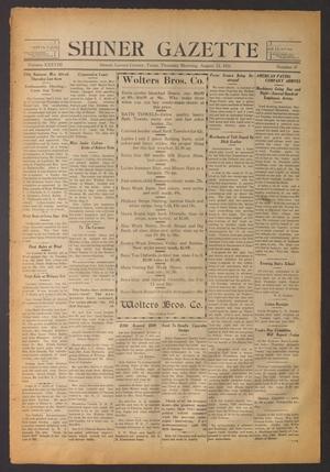 Shiner Gazette (Shiner, Tex.), Vol. 38, No. 37, Ed. 1 Thursday, August 13, 1931