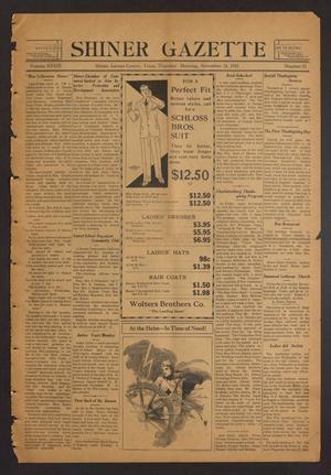 Shiner Gazette (Shiner, Tex.), Vol. 39, No. 51, Ed. 1 Thursday, November 24, 1932
