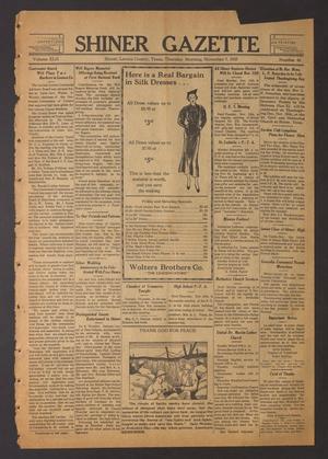 Shiner Gazette (Shiner, Tex.), Vol. 42, No. 46, Ed. 1 Thursday, November 7, 1935