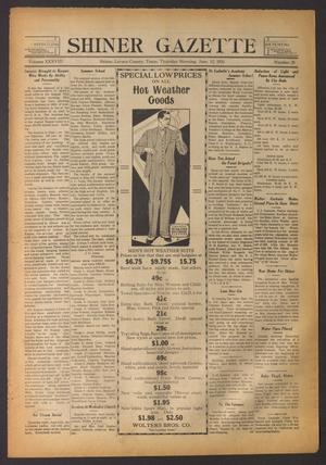 Shiner Gazette (Shiner, Tex.), Vol. 38, No. 28, Ed. 1 Thursday, June 11, 1931