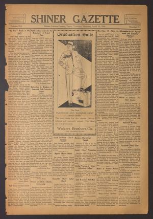 Shiner Gazette (Shiner, Tex.), Vol. 41, No. 19, Ed. 1 Thursday, April 26, 1934