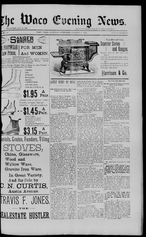 Primary view of object titled 'The Waco Evening News. (Waco, Tex.), Vol. 5, No. 174, Ed. 1, Saturday, February 4, 1893'.