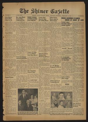 The Shiner Gazette (Shiner, Tex.), Vol. 54, No. 8, Ed. 1 Thursday, February 19, 1948