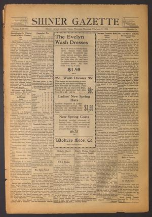 Shiner Gazette (Shiner, Tex.), Vol. 38, No. 10, Ed. 1 Thursday, February 5, 1931