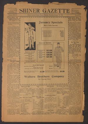Shiner Gazette (Shiner, Tex.), Vol. 37, No. 8, Ed. 1 Thursday, January 16, 1930