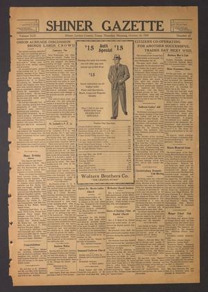 Shiner Gazette (Shiner, Tex.), Vol. 42, No. 42, Ed. 1 Thursday, October 10, 1935