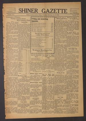Shiner Gazette (Shiner, Tex.), Vol. 42, No. 31, Ed. 1 Thursday, July 25, 1935