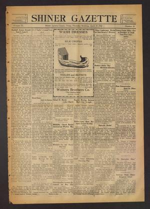 Shiner Gazette (Shiner, Tex.), Vol. 40, No. 20, Ed. 1 Thursday, April 27, 1933
