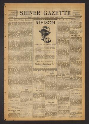 Shiner Gazette (Shiner, Tex.), Vol. 40, No. 36, Ed. 1 Thursday, August 17, 1933