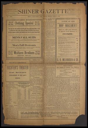 Shiner Gazette (Shiner, Tex.), Vol. 23, No. 6, Ed. 1 Thursday, October 21, 1915